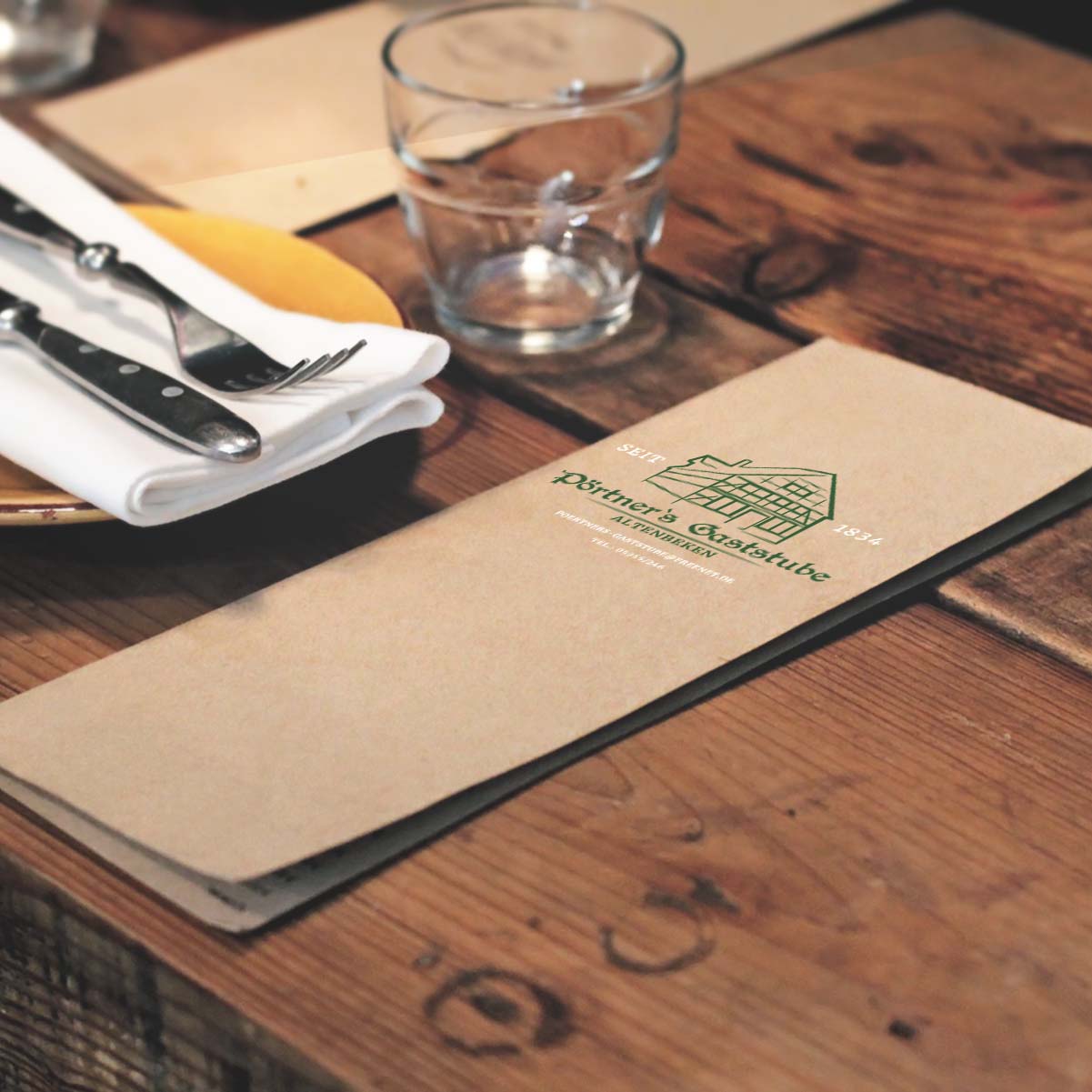 Pörtners Gaststube Speisekarte