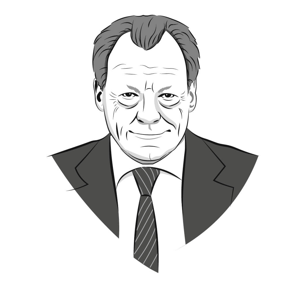 Schlichter und Ämter Illustration Willy Brandt