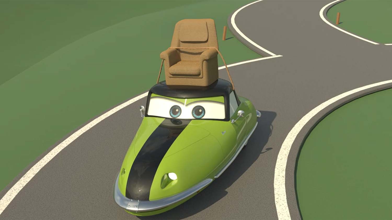 Vorschaubild 3D Clip Davis Divan goes Bean